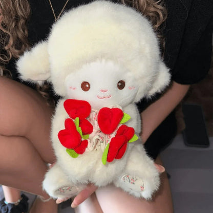 Cute Rose Bouquet Lamb Doll🌹🐑