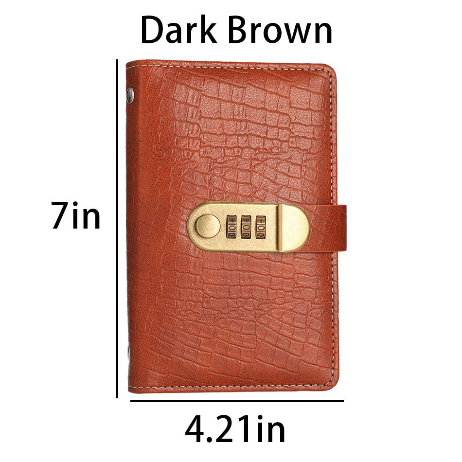 Dial Lock Money Goal Ledger - Paper Currency Stash Binder