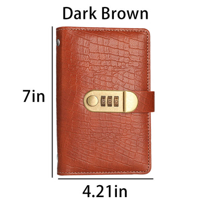 Dial Lock Money Goal Ledger - Paper Currency Stash Binder
