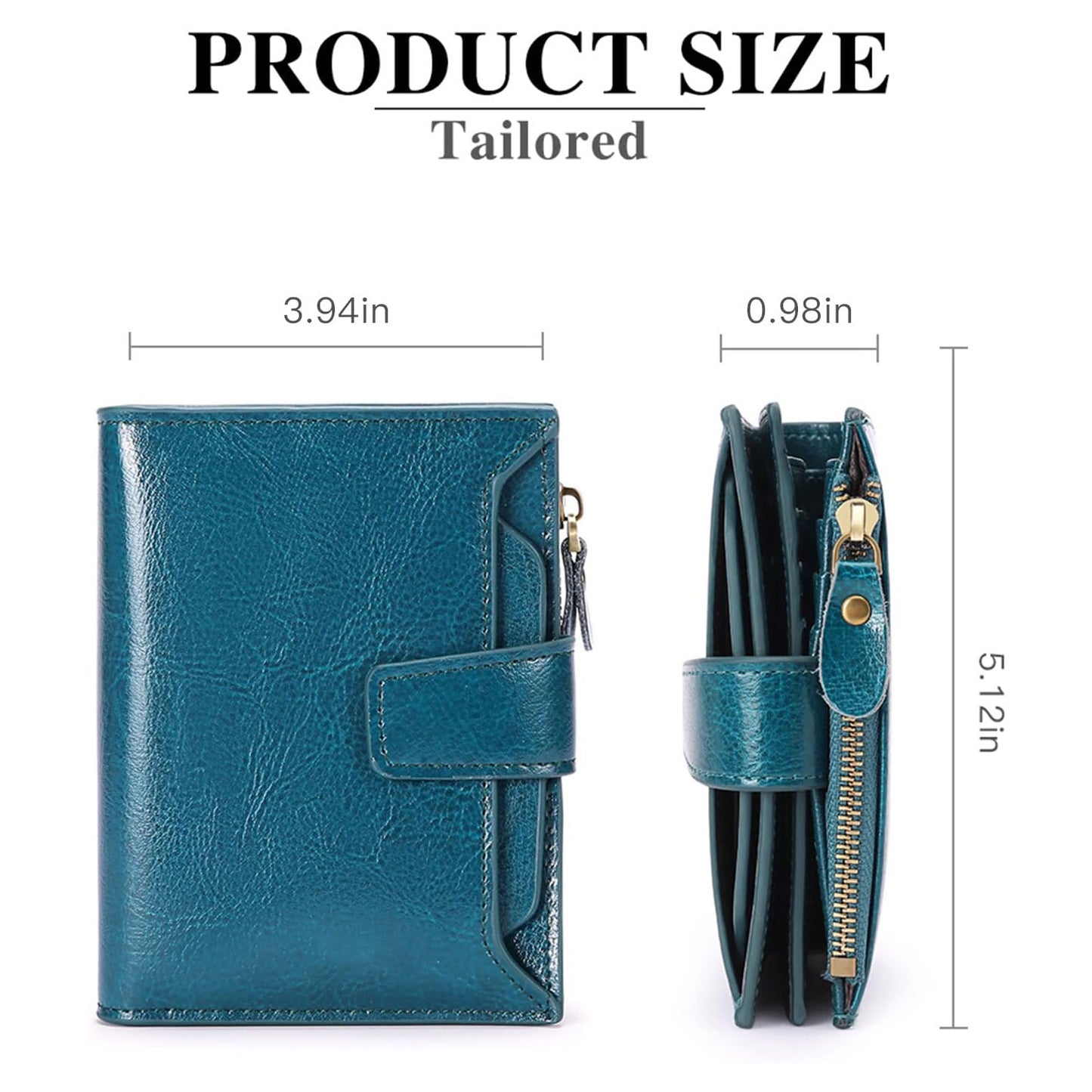 RFID Blocking PU Large Capacity Business Wallet for Men & Women