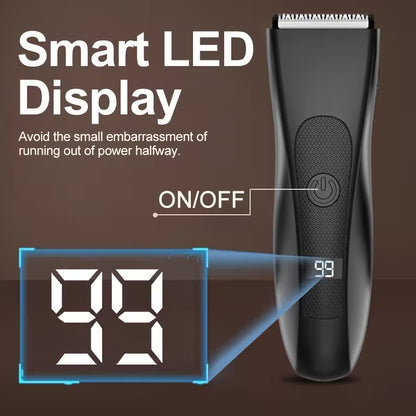 Nip-Free Waterproof Personal Body & Facial Hair Groomer
