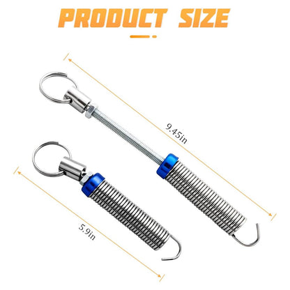 2 PCS Car Trunk Lid Metal Spring, Stainless Steel Automatic Lifting Spring Device