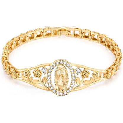 Virgin Mary Bracelets for Women-Hypoallergenic Non Tarnish Trendy Jewelry