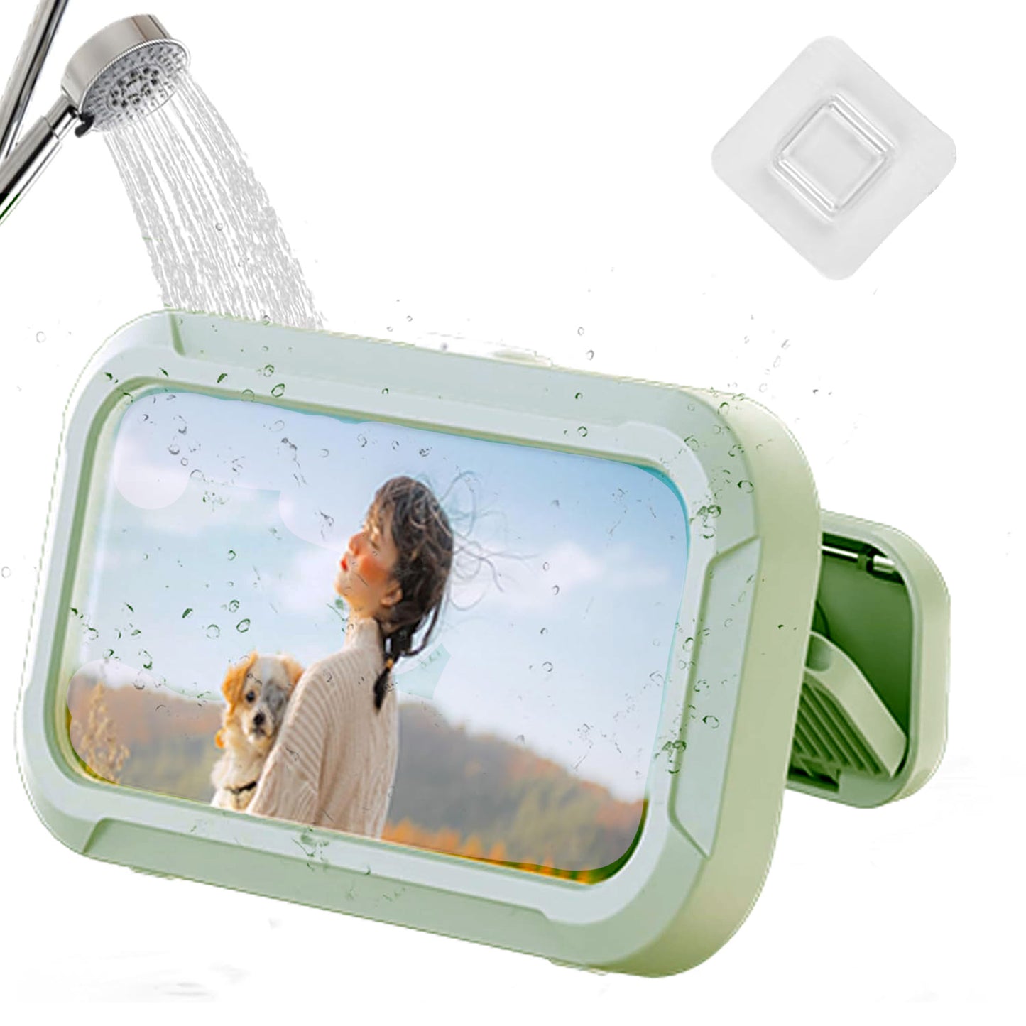 Upgraded Universal Shower Phone Holder - 360° Rotatable & Extendable Waterproof