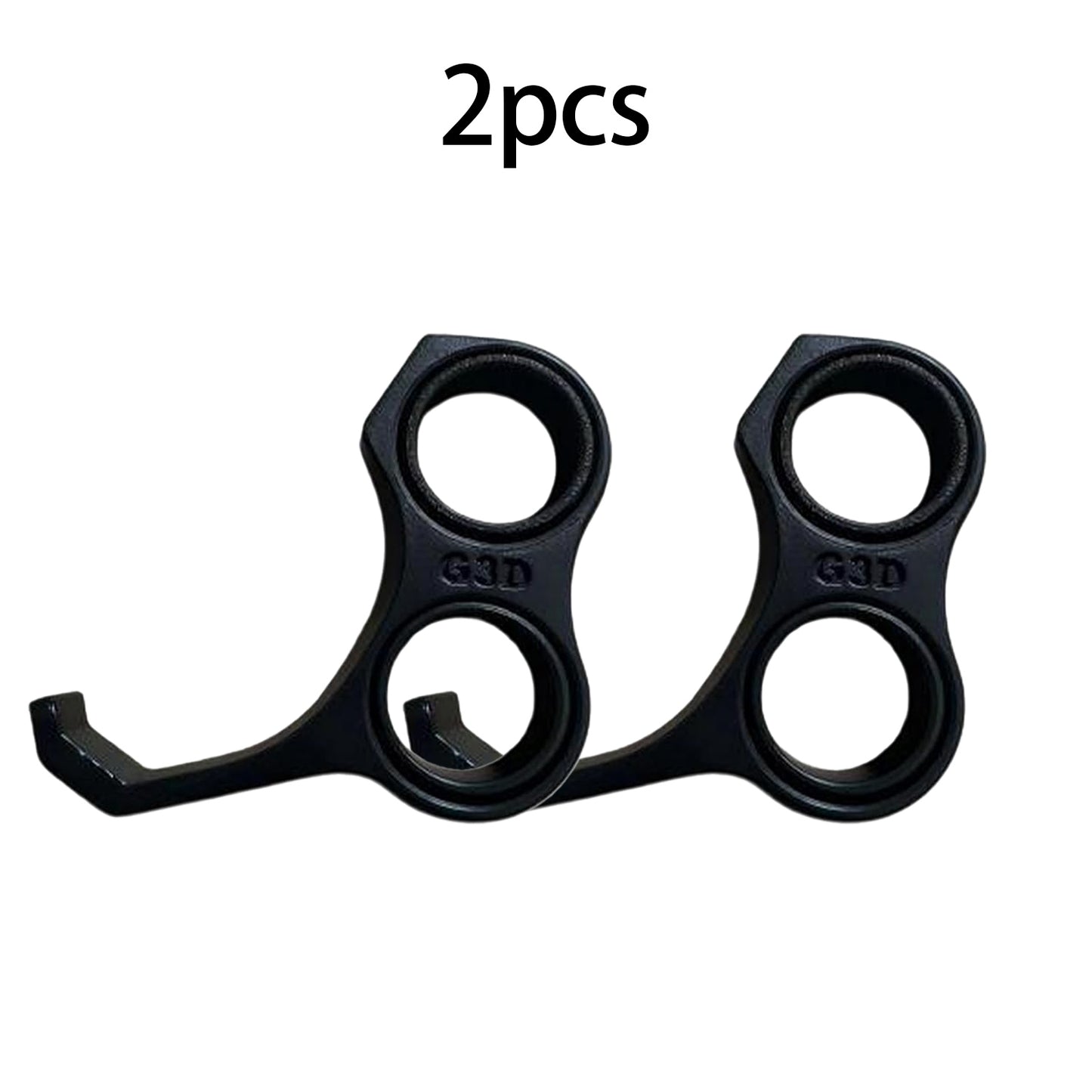 2pcs Ergonomic Finger Stand Phone Holder, Pinky/Ring Finger Grip Strap