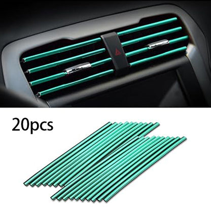 20 Pcs Car Air Vent Trim Strips for Vent Outlet