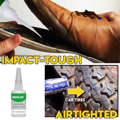 2Pcs Uniglue Universal Super Glue, Welding High-Strength Oily Glue, Mighty Instant Glue(50g)