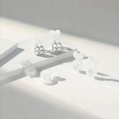 Silicone Earring Back Plugs, Invisible Support Pad for Preventing Ear Lobe from Drooping