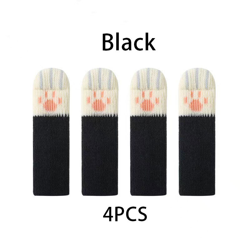 4PCS Double Layer Thickening Furniture Leg Socks