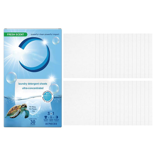 30pcs/box Laundry Detergent Sheets Fresh Scent