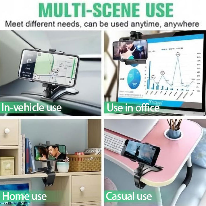 360-Degree Rotation Dashboard Car Phone Holder Suitable for 4-6.5 inch Phones