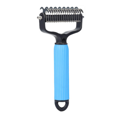 Pet Undercoat Rake Grooming Brush for Long Haired Dogs