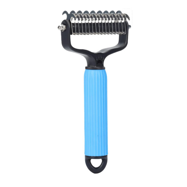 Pet Undercoat Rake Grooming Brush for Long Haired Dogs