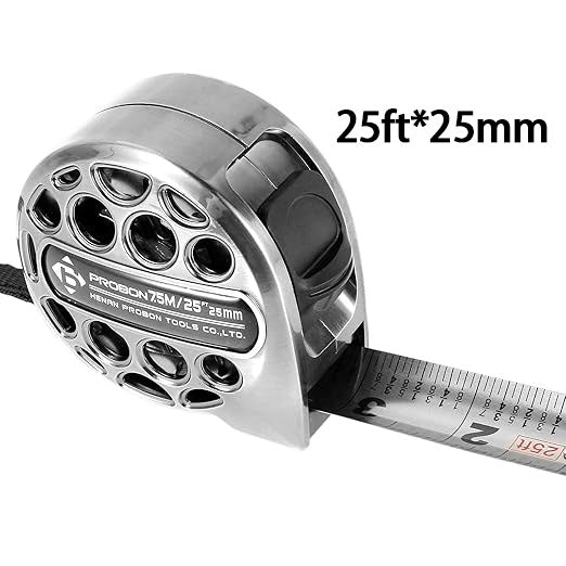 Stainless Steel Retractable Tape Measure for Construction Household Woodworking