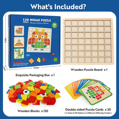 Wooden Stacking Puzzle Toy