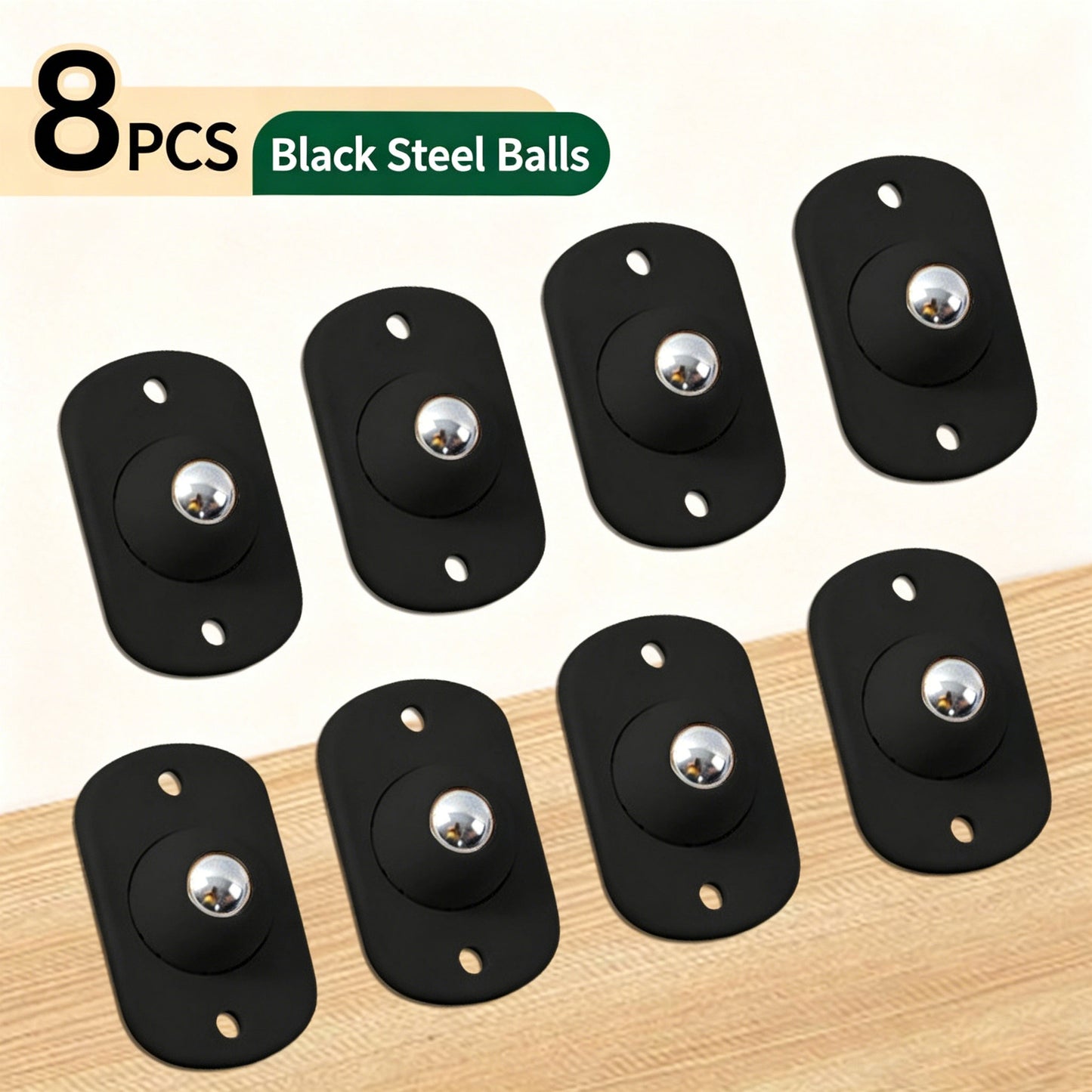8 Pcs Self Adhesive Caster Wheels Appliance Rollers Appliance Sliders for Kitchen 360° Swivel Universal Wheel Mini Small Kitchen