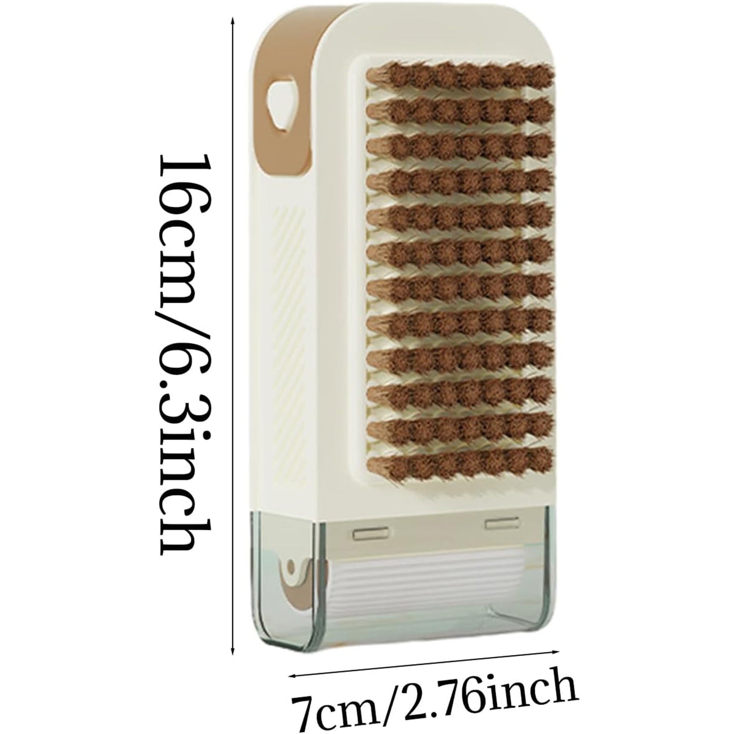 Multi-Functional 3-in-1 Foaming Soap Box with Roller & Scrub