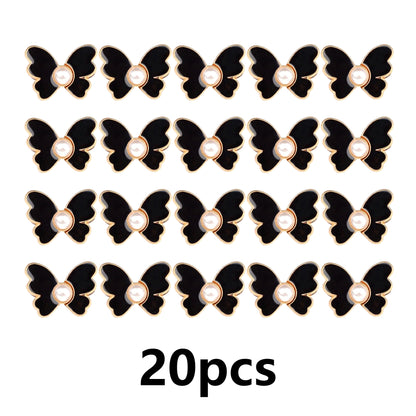 20Pcs Pant Waist Tightener, Detachable Butterfly Clips Jean Buttons