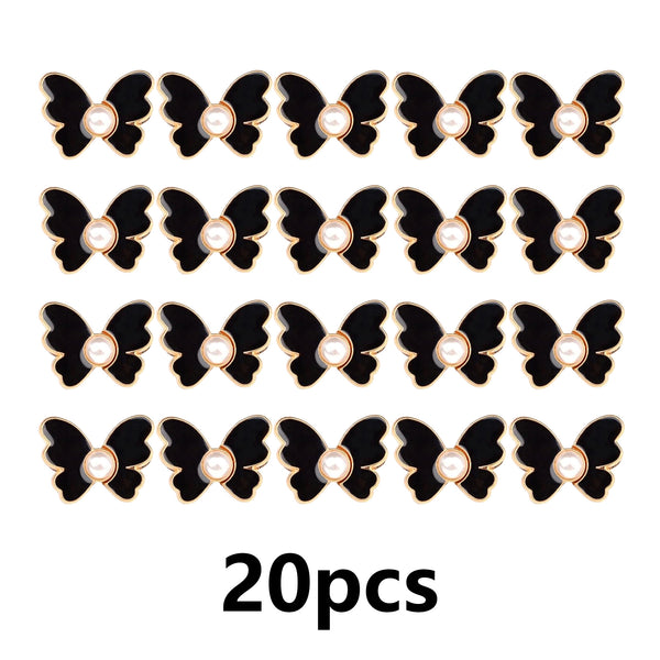 20Pcs Pant Waist Tightener, Detachable Butterfly Clips Jean Buttons