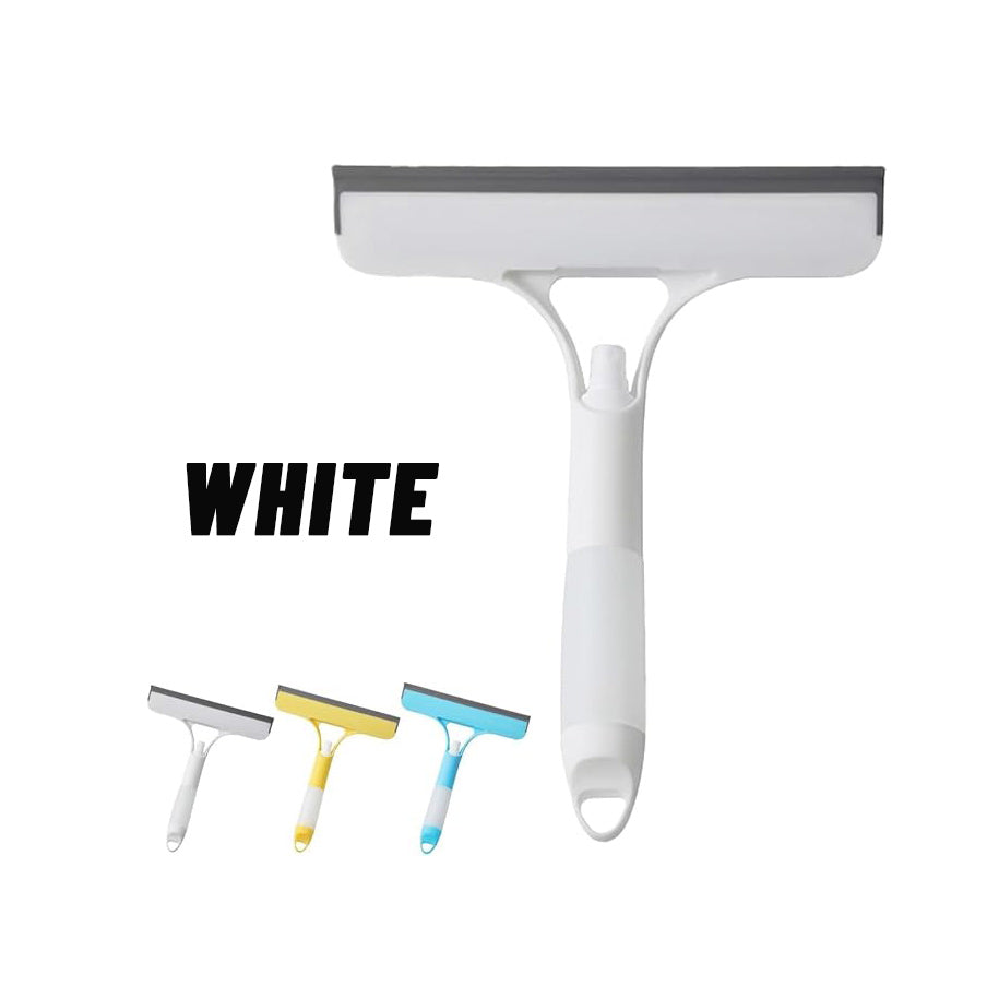 3 in 1 Window Cleaner Tool with Built-in Spray Bottle, Squeegee & Brush
