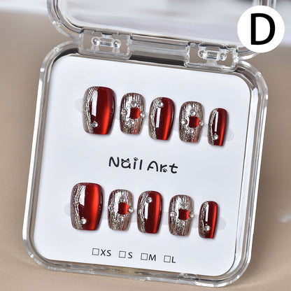 Press on Nails - Reusable False Nails for Women Girls Daily Wear Manicure