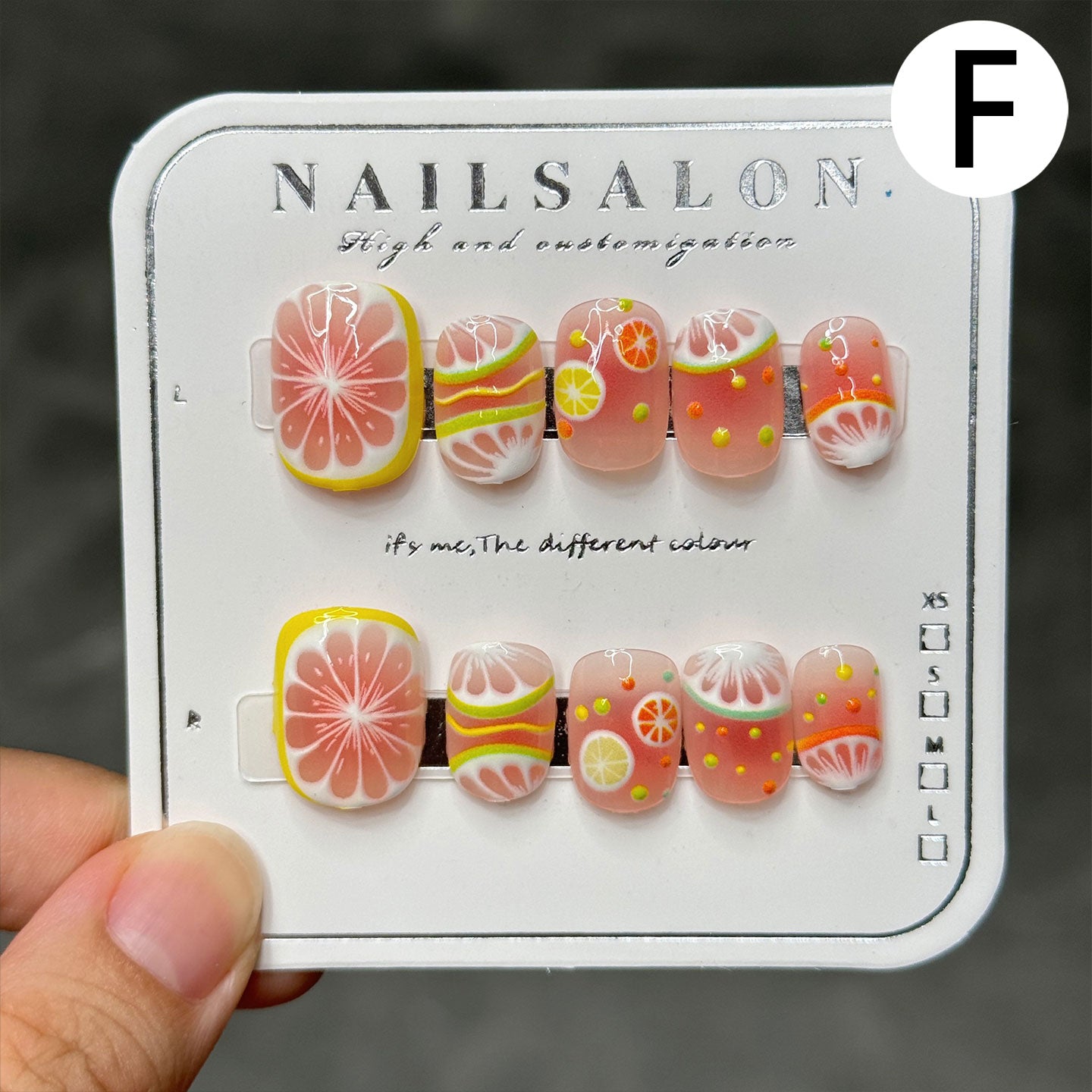 Press on Nails - Reusable False Nails for Women Girls Daily Wear Manicure