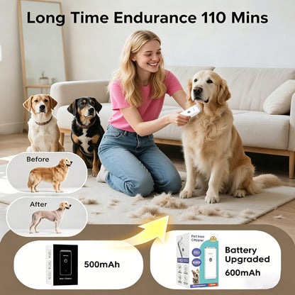Pet Clippers for Dog Hair Grooming Low Noise