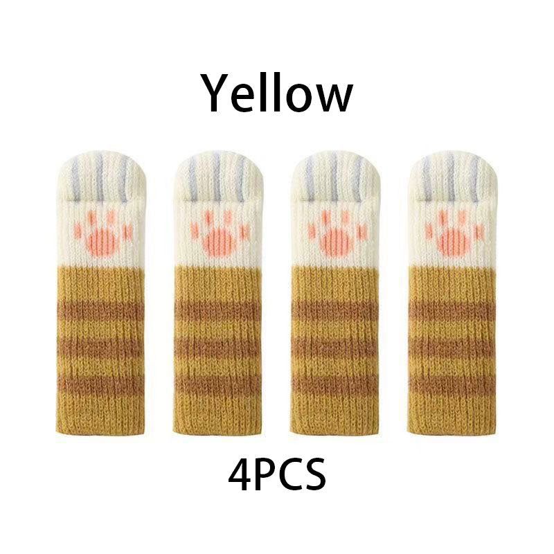 4PCS Double Layer Thickening Furniture Leg Socks