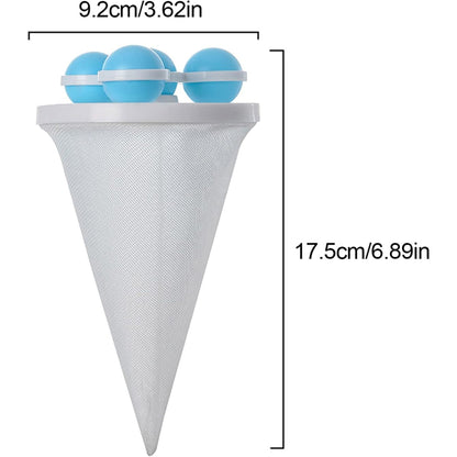 3Pcs Floating Hair Filtering Mesh Removal