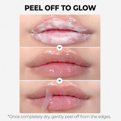 Cooling Peel Off Soothing Prep Lip Mask - Gentle Exfoliator for Lips