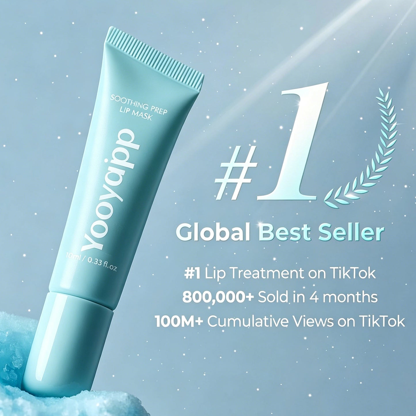 Cooling Peel Off Soothing Prep Lip Mask - Gentle Exfoliator for Lips