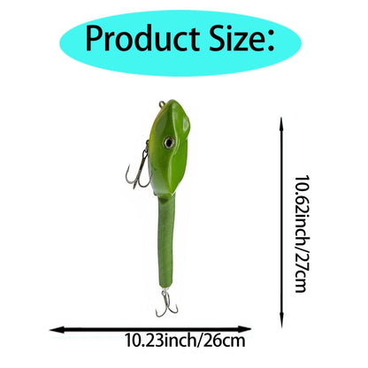 Premium Topwater Frog Fishing Lure - Pike in Freshwater & Saltwater