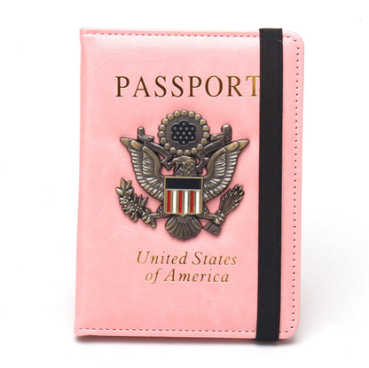 Leather Passport Holder for Travel Passport Cover Passport Wallet Case