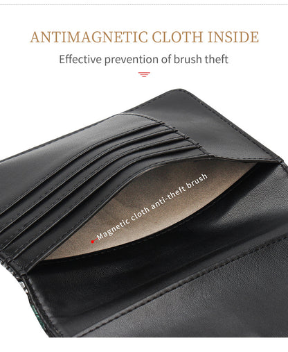 RFID Blocking Passport Holder with US Metal Badge