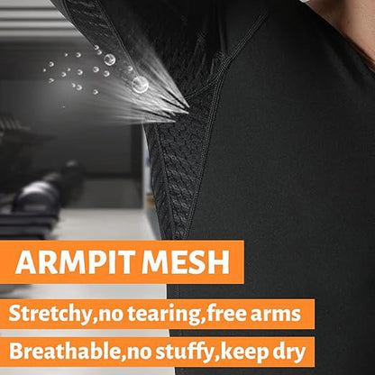 Men Sauna Shirt Sweat Suit Slimming Vest