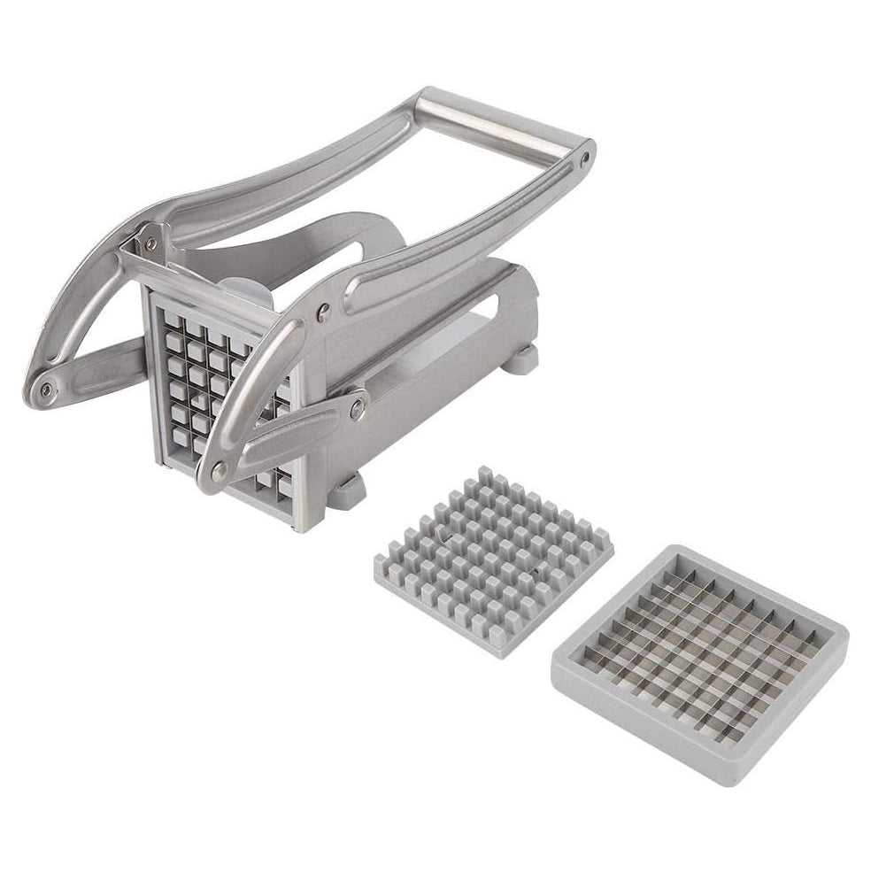 Stainless Steel Potato Cutter with Non-Slip Feet, 2 Blade Size