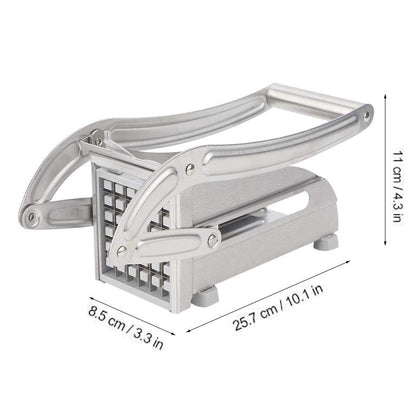 Stainless Steel Potato Cutter with Non-Slip Feet, 2 Blade Size