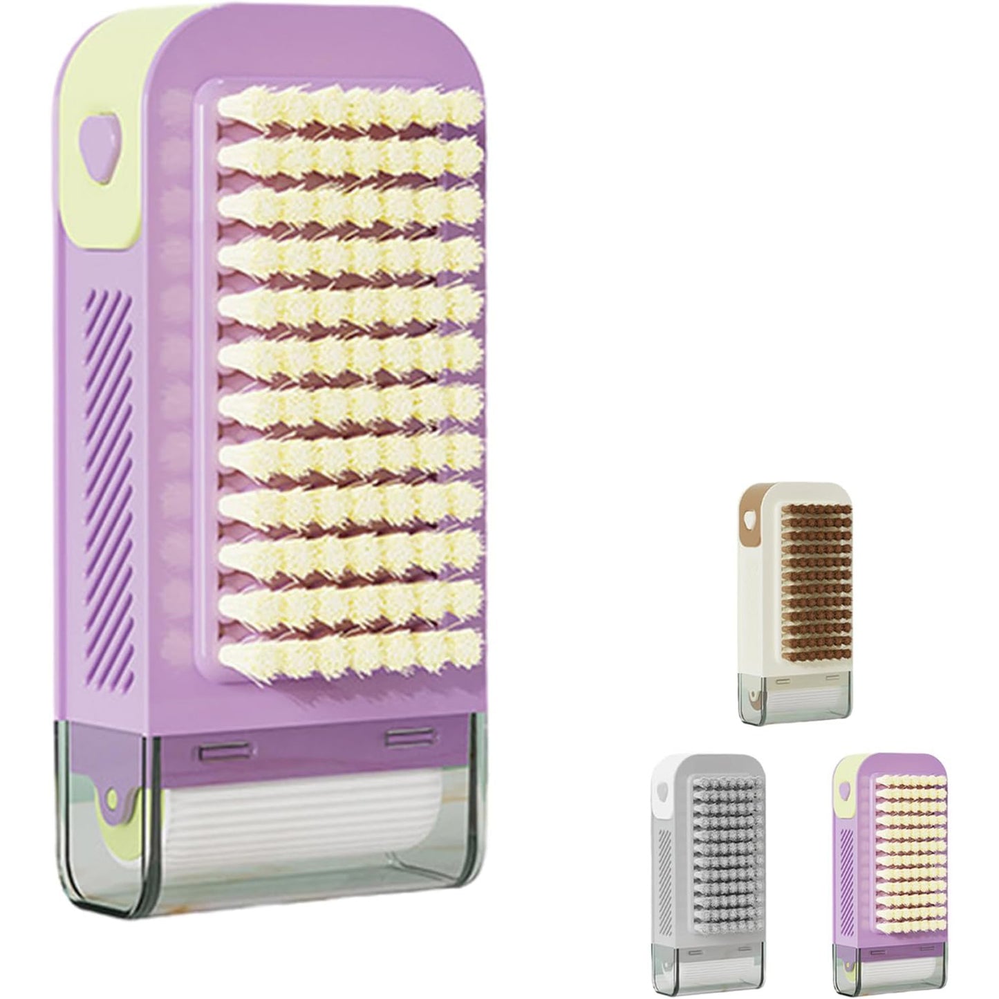 Multi-Functional 3-in-1 Foaming Soap Box with Roller & Scrub