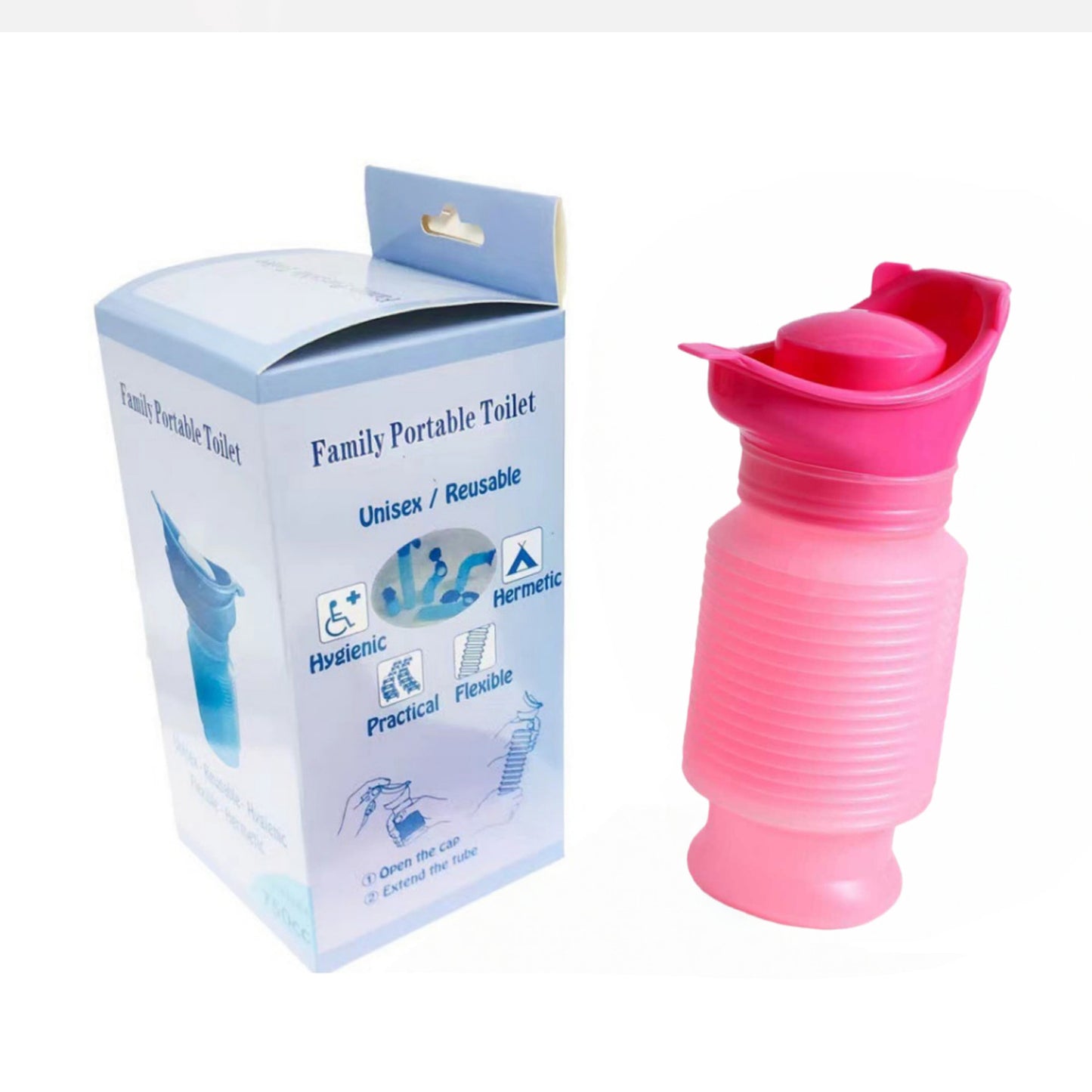 Collapsible Leakproof Urinal Bottle for Men & Women