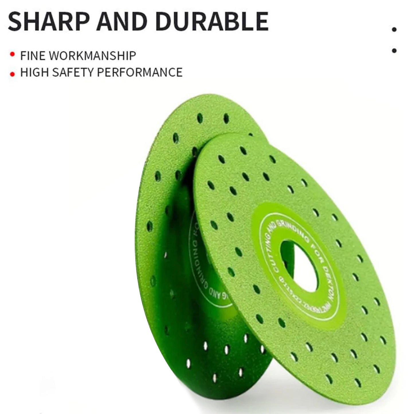 3-Piece Diamond Cutting Blades Set With 1.2" Ultra-Wide Multi-Pore Design