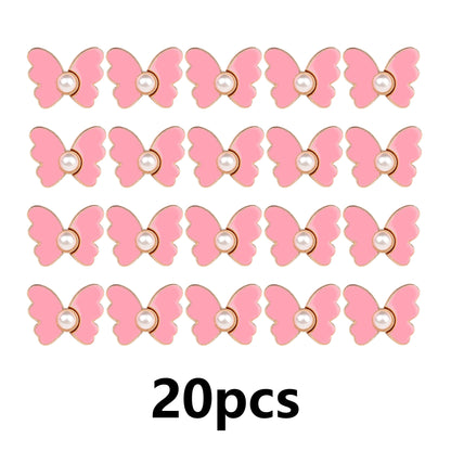 20Pcs Pant Waist Tightener, Detachable Butterfly Clips Jean Buttons