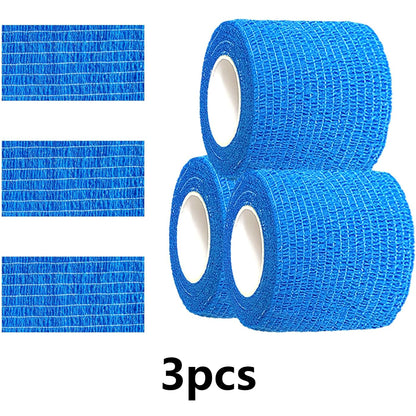 3 Pack 2 Inches Self Adhesive Bandage Wrap Vet Wrap