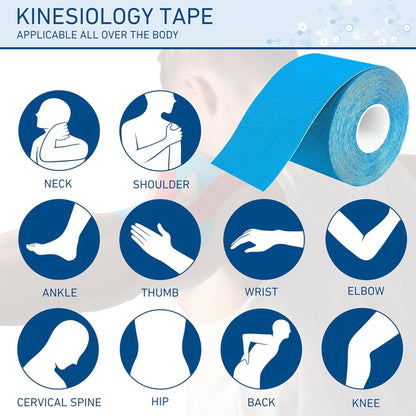 Premium Athletic Trainer's Tape for Muscle Joint 16ftx2''
