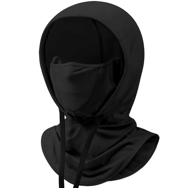 UV-Protective, Breathable Full-Head Hooded Face Mask — Unisex Fishing Mask