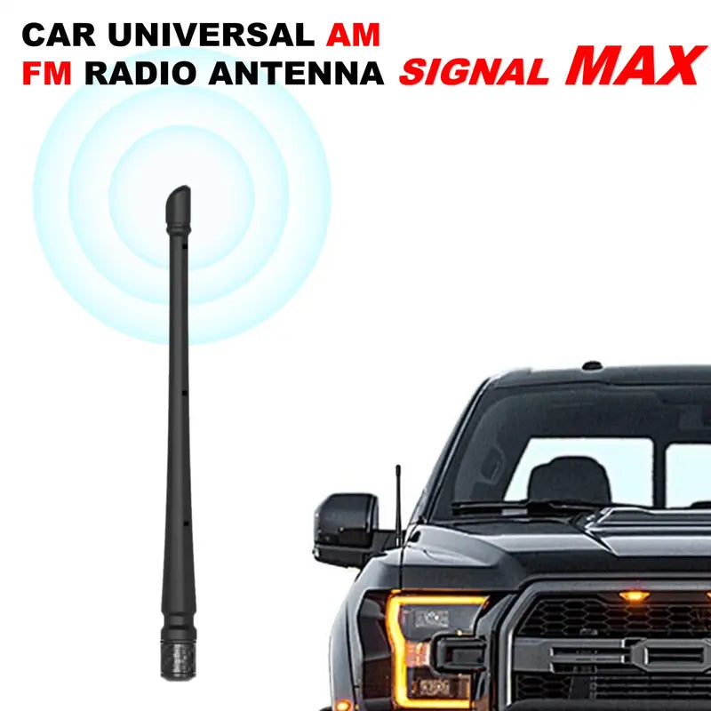 Universal automotive signal reception antenna, car antenna replacement part