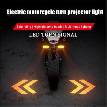 2PCS 12V Electric Scooter/Motorcycle Projection Turn Signal