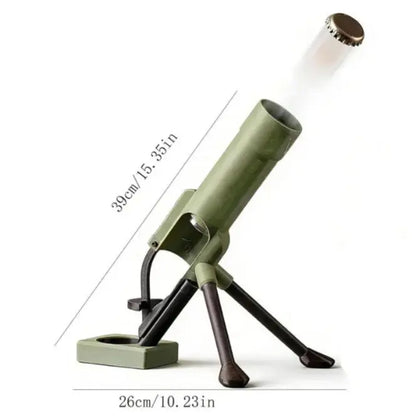 Beer Bottle Mortar Opener, Pop-Up Beer Opener