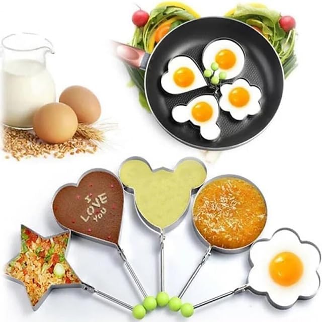 5 Pieces Set Fried Egg Mold Pancake