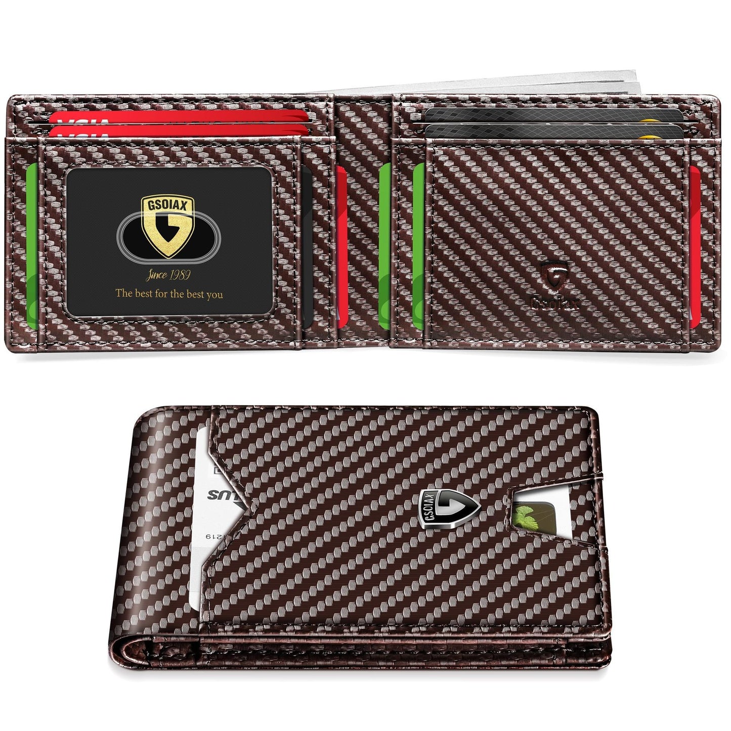 Slim Wallet for Men Rfid Blocking