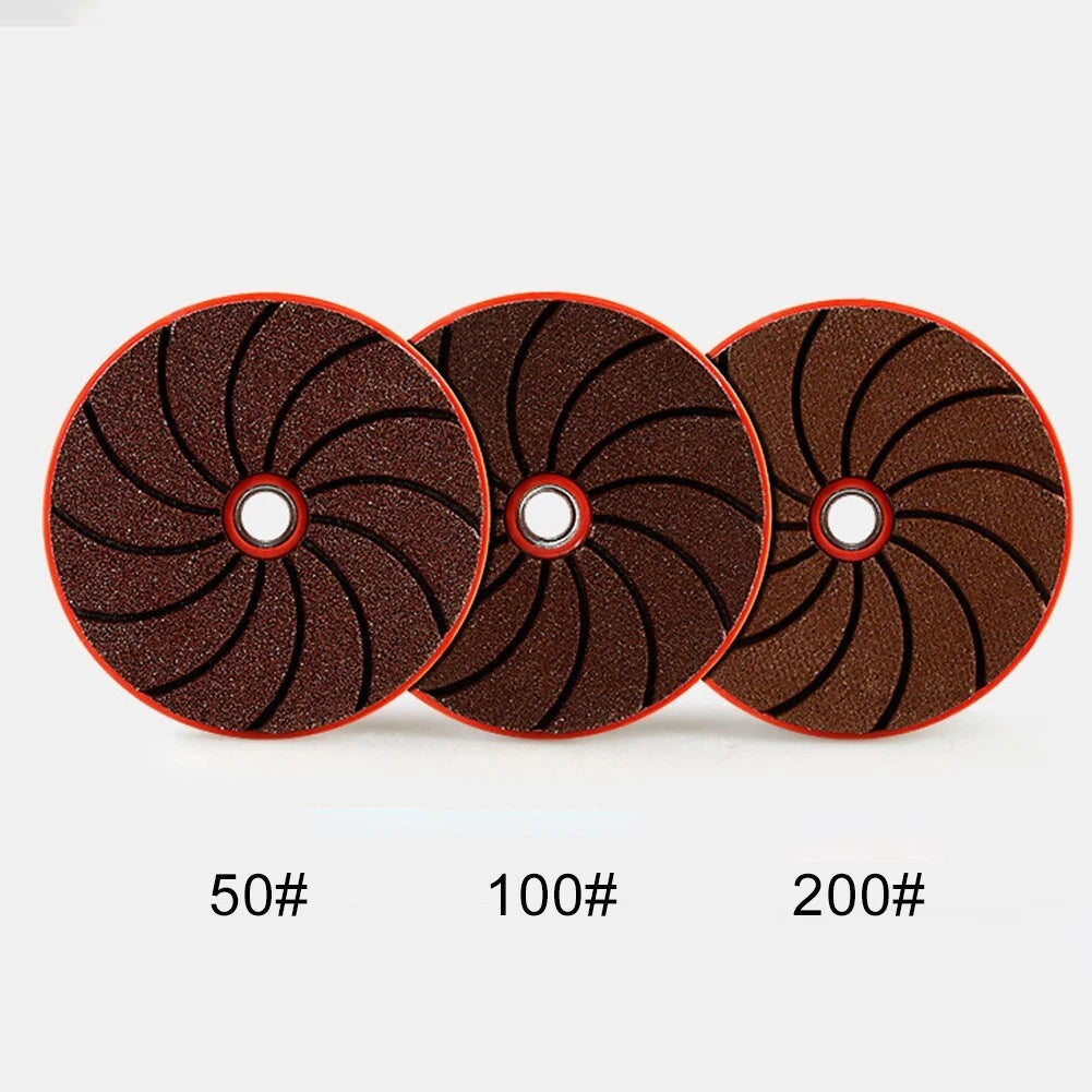 3PCS Diamond Polishing Pad Wet dry Buff Disc Abrasive for Marble Concrete